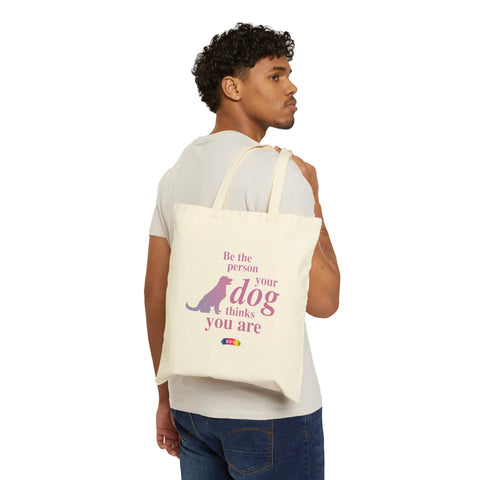 Cotton Canvas Tote Bag - Be the Person